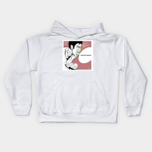 the crybaby in sports of tennis Kids Hoodie